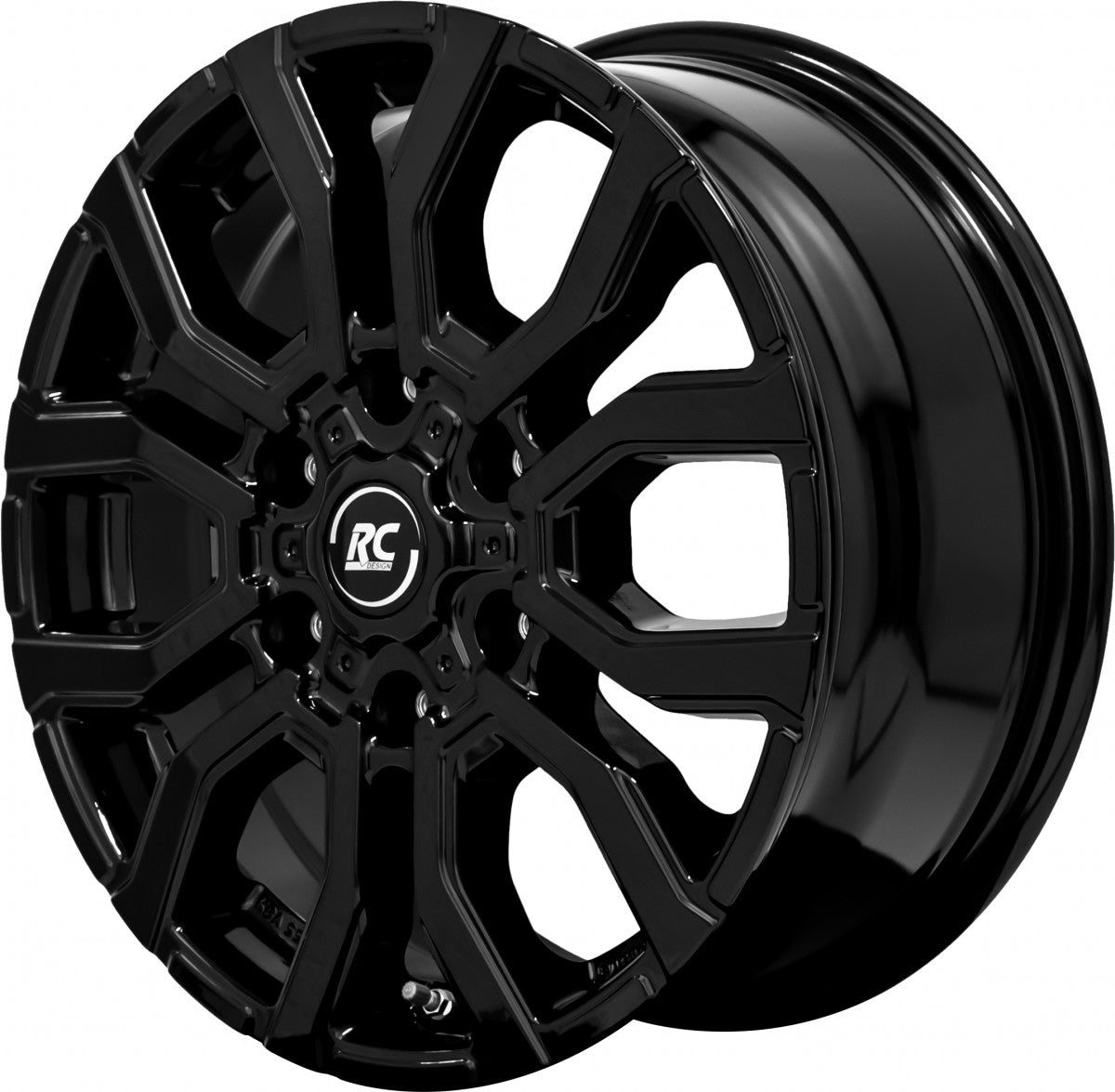 RC-Design RC35 schwarz lackiert Alufelge 6.5x17 Zoll ET62 LK 6x130 ML84.1 – Bild 4