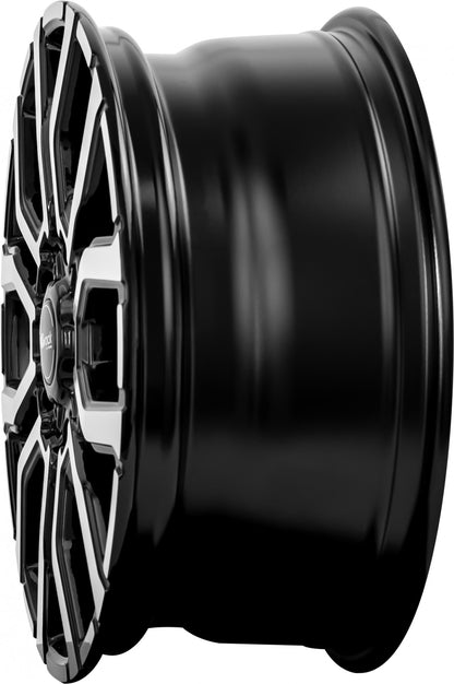 RC-Design RC35 schwarz front-poliert Alufelge 6.5x17 Zoll ET62 LK 6x130 ML84.1 – Bild 6
