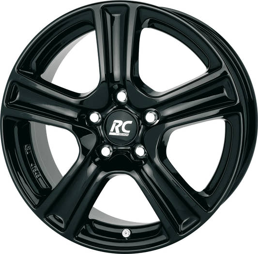RC-Design RC19 schwarz lackiert Alufelge 5x15 Zoll ET40 LK 4x100 ML54.1