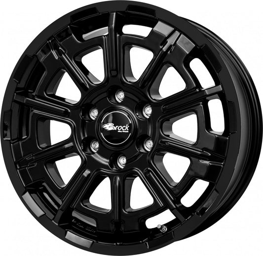 Brock B45 schwarz lackiert 7.8x18 ET48 - LK6/120 ML74.6