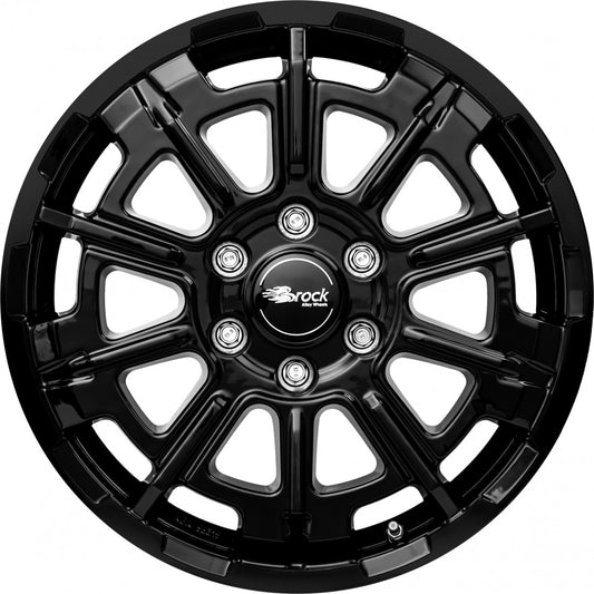 Brock B45 schwarz lackiert 7.8x18 ET48 - LK6/120 ML74.6