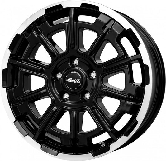 Brock B45 schwarz front-poliert 8x20 ET45 - LK6/120 ML74.6