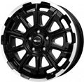 Brock B45 schwarz front-poliert Alufelge 8x20 Zoll ET60 LK 6x130 ML84.1