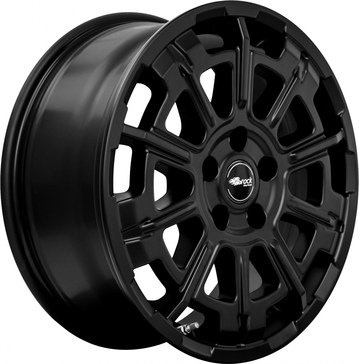 Brock B45 satin-black matt-lackiert 8x20 ET15 - LK6/139.7 ML106.1