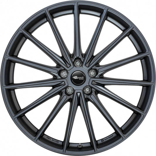Brock B43 cosmic grey matt Alufelge 9x21 Zoll ET29 LK 5x130 ML66.6 – Bild 2