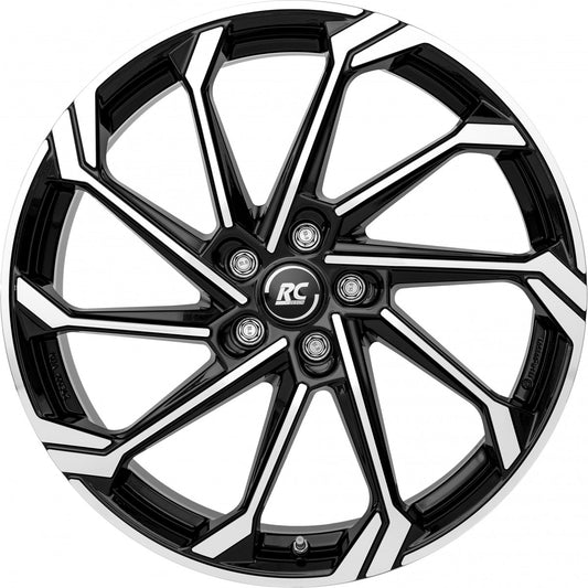 RC-Design RC36 schwarz glanz front-poliert 8x20 ET40 - LK5/130 ML66.6