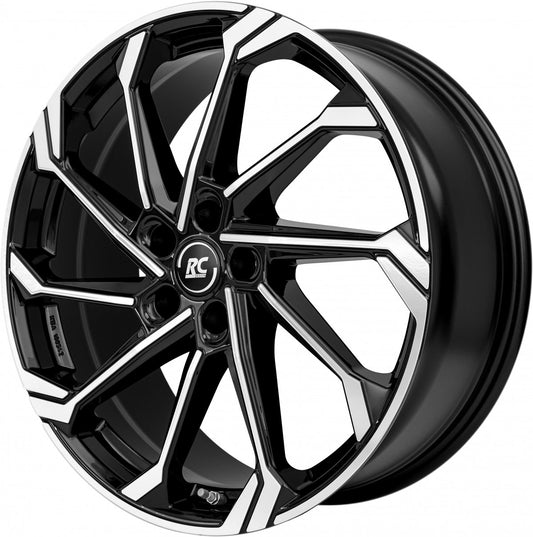 RC-Design RC36 schwarz glanz front-poliert 7.5x18 ET46 - LK5/108 ML63.4