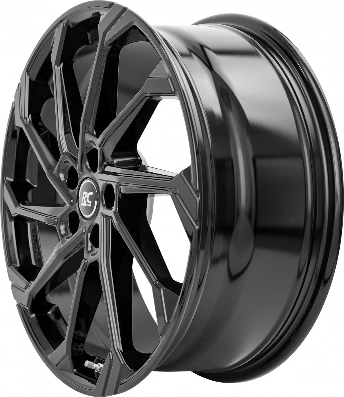 RC-Design RC36 schwarz lackiert Alufelge 7.5x18 Zoll ET45 LK 5x114.3 ML67.1 – Bild 4