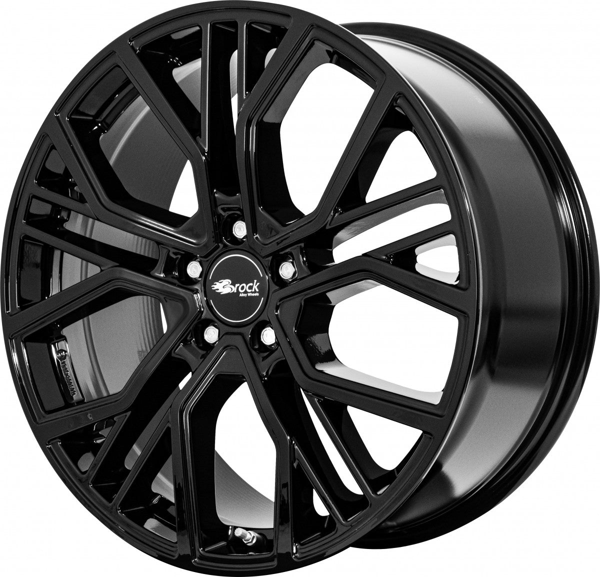 Brock B41 schwarz lackiert Alufelge 8.5x21 Zoll ET30 LK 5x112 ML60.1 – Bild 3