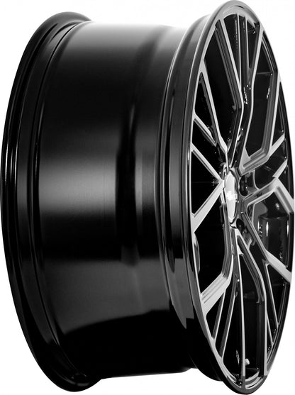 Brock B41 schwarz lackiert Alufelge 8.5x21 Zoll ET30 LK 5x112 ML60.1 – Bild 5