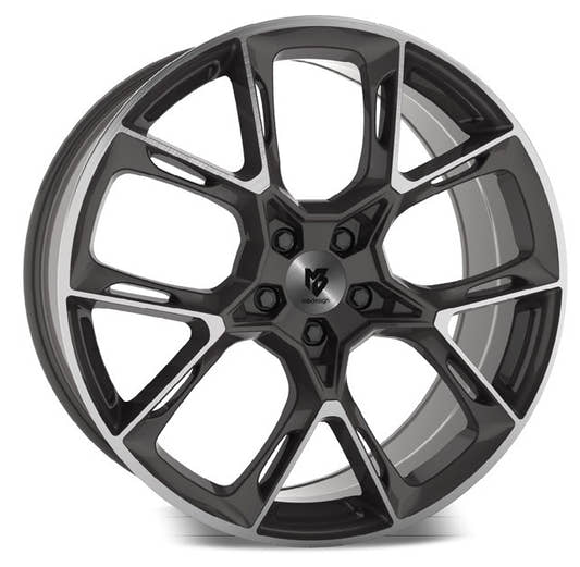 Mbdesign KX1 glanzgrau poliert Alufelge 8.5x20 Zoll ET45 LK 5x112 ML75