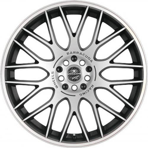 Barracuda Karizzma mattblack-polished / Color Trim weiss Alufelge 7.5x17 Zoll ET38 LK 4x98 ML73.1 – Bild 2