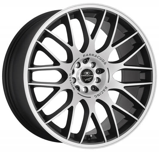 Barracuda Karizzma mattblack-polished Alufelge 8x18 Zoll ET38 LK 5x110 ML72.6