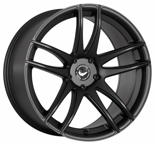 Barracuda Shoxx mattblack 8x18 ET40 - LK5/108 ML73.1