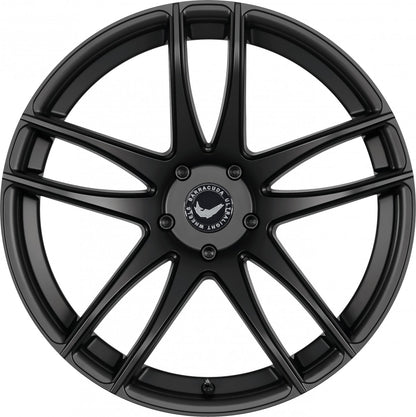 Barracuda Shoxx mattblack 9x19 ET34 - LK5/120 ML72.6