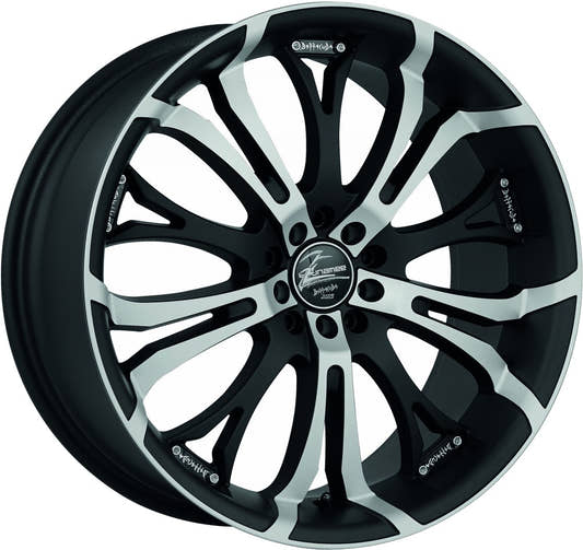 Barracuda Tzunamee mattblack-polished Alufelge 7.5x17 Zoll ET38 LK 4x98 ML73.1