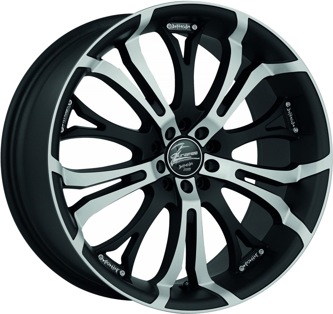 Barracuda Tzunamee mattblack-polished Alufelge 7.5x17 Zoll ET38 LK 4x98 ML73.1