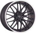 Barracuda Voltec T6 mattblack PureSports / Color Trim weiss Alufelge 8.5x19 Zoll ET48 LK 5x112 ML73.1
