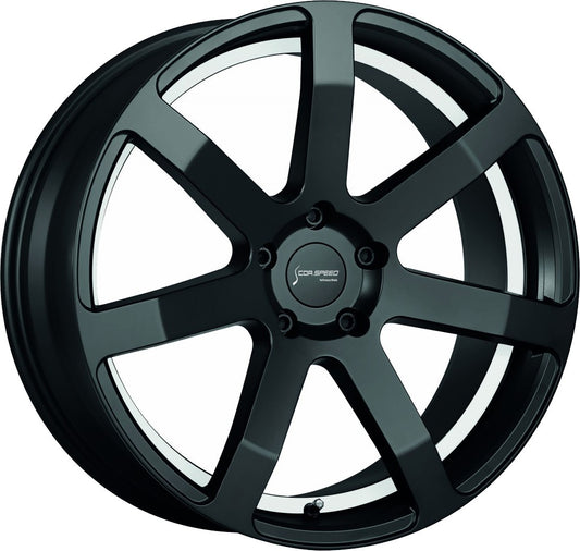 Corspeed Challenge mattblack PureSports / Undercut Color Trim weiss 8.5x20 ET45 - LK5/112 ML73.1