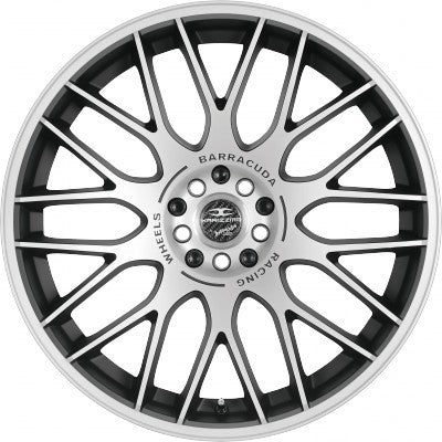 Barracuda Karizzma mattblack-polished - DS30 8x18 ET8 - LK4/100 ML73.1