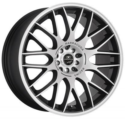 Barracuda Karizzma mattblack-polished - DS5 Alufelge 8x18 Zoll ET33 LK 4x100 ML73.1
