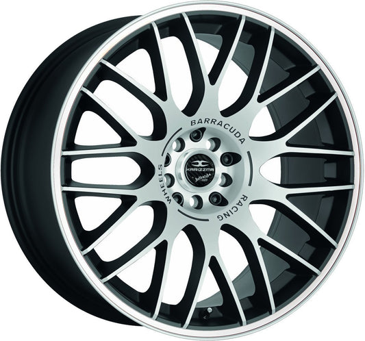 Barracuda Karizzma mattblack-polished / Color Trim weiss - DS15 8.5x19 ET23 - LK5/110 ML72.6