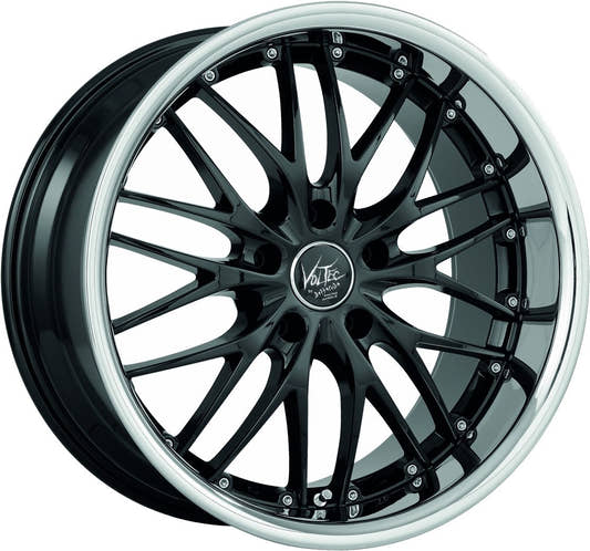 Barracuda Voltec T6 higloss black inox lip - DS5 Alufelge 9x19 Zoll ET33 LK 5x120 ML72.6