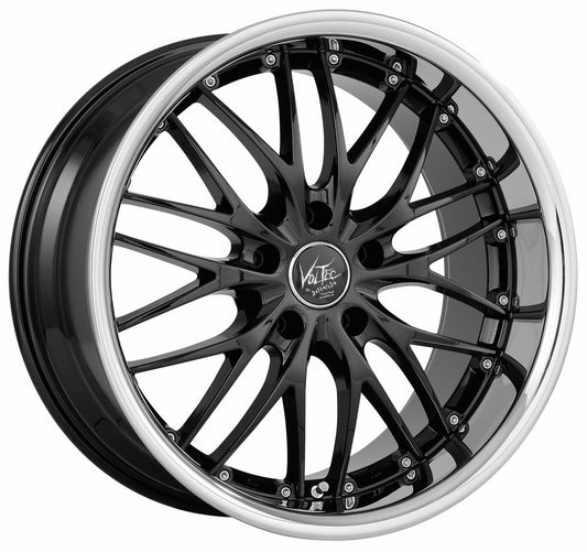 Barracuda Voltec T6 SUV higloss black inox lip - DS3 9x20 ET42 - LK5/120 ML65.1