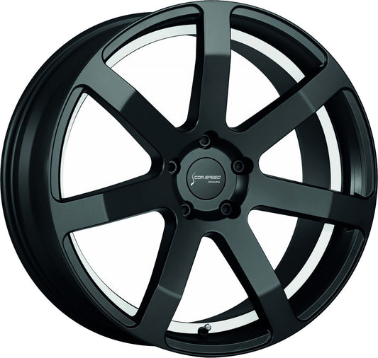 Corspeed Challenge mattblack PureSports / Undercut Color Trim weiss - DS10 8.5x20 ET35 - LK5/112 ML73.1