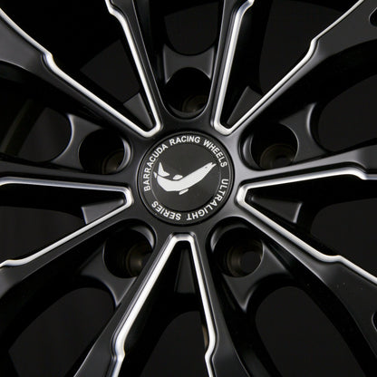 Barracuda Project 3.0 mattblack PureSports gefräst Alufelge 8.5x19 Zoll ET40 LK 5x114.3 ML73.1 – Bild 8