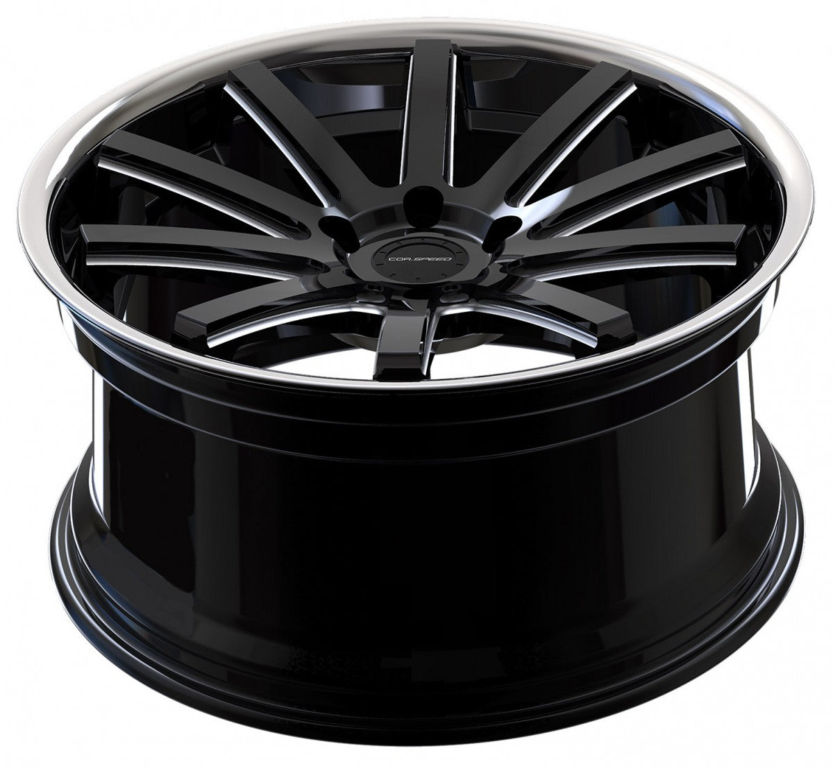 Corspeed Deville Inox mattblack PureSport gefräst 10x20 ET47 - LK5/112 ML73.1
