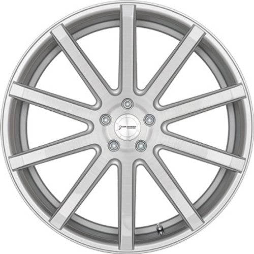 Corspeed Deville silver-brushed-surface Alufelge 10.5x21 Zoll ET40 LK 5x114.3 ML73.1 – Bild 2