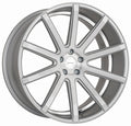 Corspeed Deville silver-brushed-surface / Undercut Color Trim weiss 8.5x19 ET45 - LK5/112 ML73.1