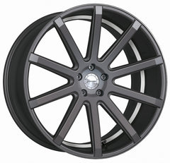 Corspeed Deville gunmetal / Undercut Color Trim weiss Alufelge 9x20 Zoll ET40 LK 5x114.3 ML73.1