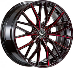 Barracuda Project 3.0 black gloss flashred Alufelge 8.5x18 Zoll ET42 LK 5x120 ML72.6