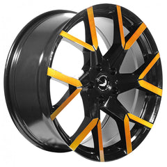 Barracuda Tzunamee EVO black gloss flashgold Alufelge 8x18 Zoll ET40 LK 5x120 ML72.6