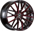 Barracuda Project 3.0 black gloss flashred - DS10 Alufelge 8.5x18 Zoll ET30 LK 5x114.3 ML73.1