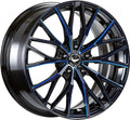 Barracuda Project 3.0 black gloss flashblue - DS10 Alufelge 8.5x18 Zoll ET30 LK 5x114.3 ML73.1