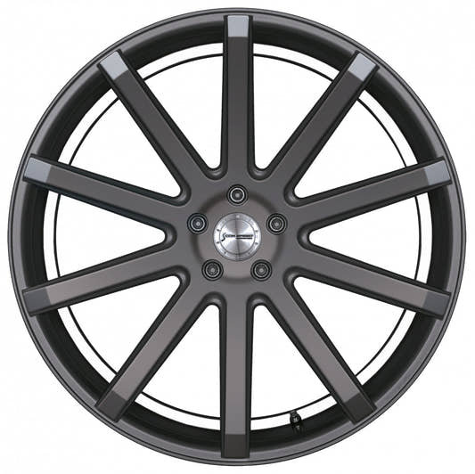 Corspeed Deville gunmetal / Undercut Color Trim weiss 10.5x22 ET15 - LK5/112 ML73.1