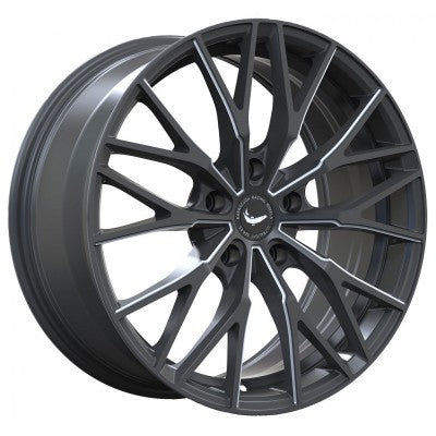 Barracuda Project 3.0 mattblack PureSports gefräst - DS25 10x20 ET18 - LK5/112 ML73.1