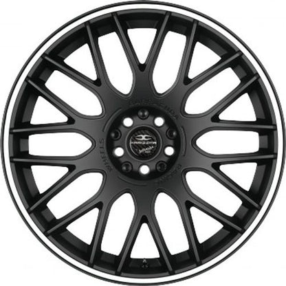 Barracuda Karizzma mattblack PureSports / Color Trim weiss Alufelge 9x20 Zoll ET27 LK 5x112 ML73.1 – Bild 2