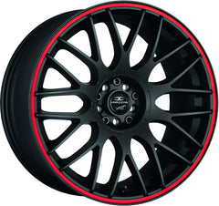 Barracuda Karizzma mattblack PureSports / Color Trim rot Alufelge 10.5x20 Zoll ET40 LK 5x112 ML73.1