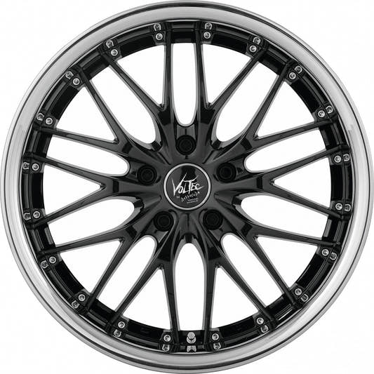 Barracuda Voltec T6 higloss black inox lip 9x18 ET35 - LK5/120 ML72.6