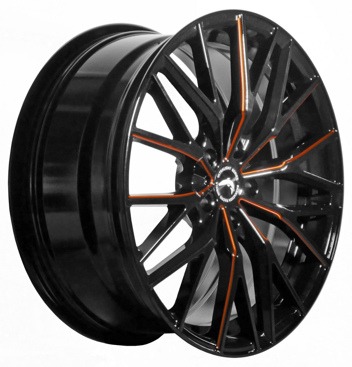 Barracuda Project 3.0 black gloss flashorange - DS10 8.5x19 ET33 - LK5/112 ML73.1