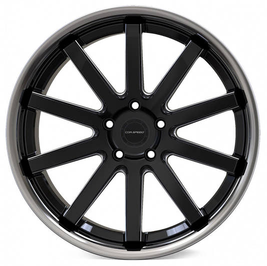 Corspeed Deville Inox mattblack PureSport gefräst - DS15 10x20 ET32 - LK5/112 ML73.1