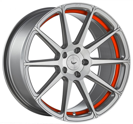Barracuda Project 2.0 silver brushed / Undercut Color Trim rot - DS15 8.5x19 ET30 - LK5/112 ML73.1