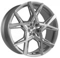 Barracuda Project X silver-brushed-surface Alufelge 10x22 Zoll ET45 LK 5x112 ML73.1
