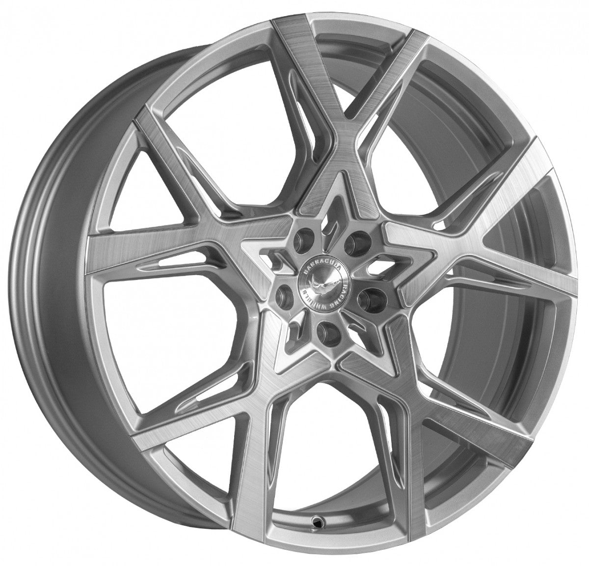 Barracuda Project X silver-brushed-surface 10x22 ET40 - LK5/120 ML73.1