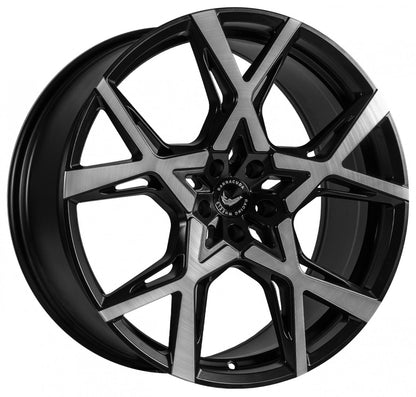 Barracuda Project X black brushed surface 10x22 ET30 - LK5/112 ML73.1