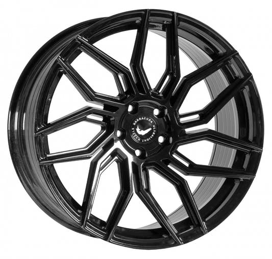 Barracuda Dragoon higloss-black 8.5x20 ET42 - LK5/108 ML73.1